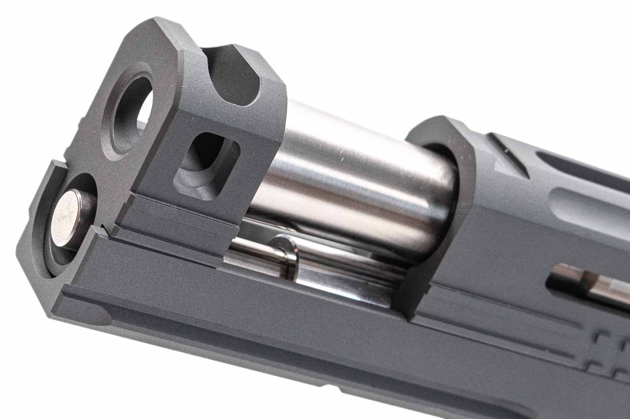Gunsmith Bros LimCat Style Concealed Comp Carry Optic Slide Kit For Marui TM Hi-Capa GBBP Series-Silver