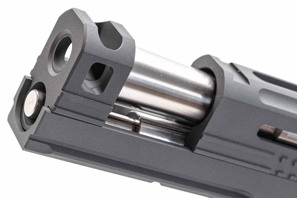 Gunsmith Bros LimCat Style Concealed Comp Carry Optic Slide Kit For Marui TM Hi-Capa GBBP Series-Silver