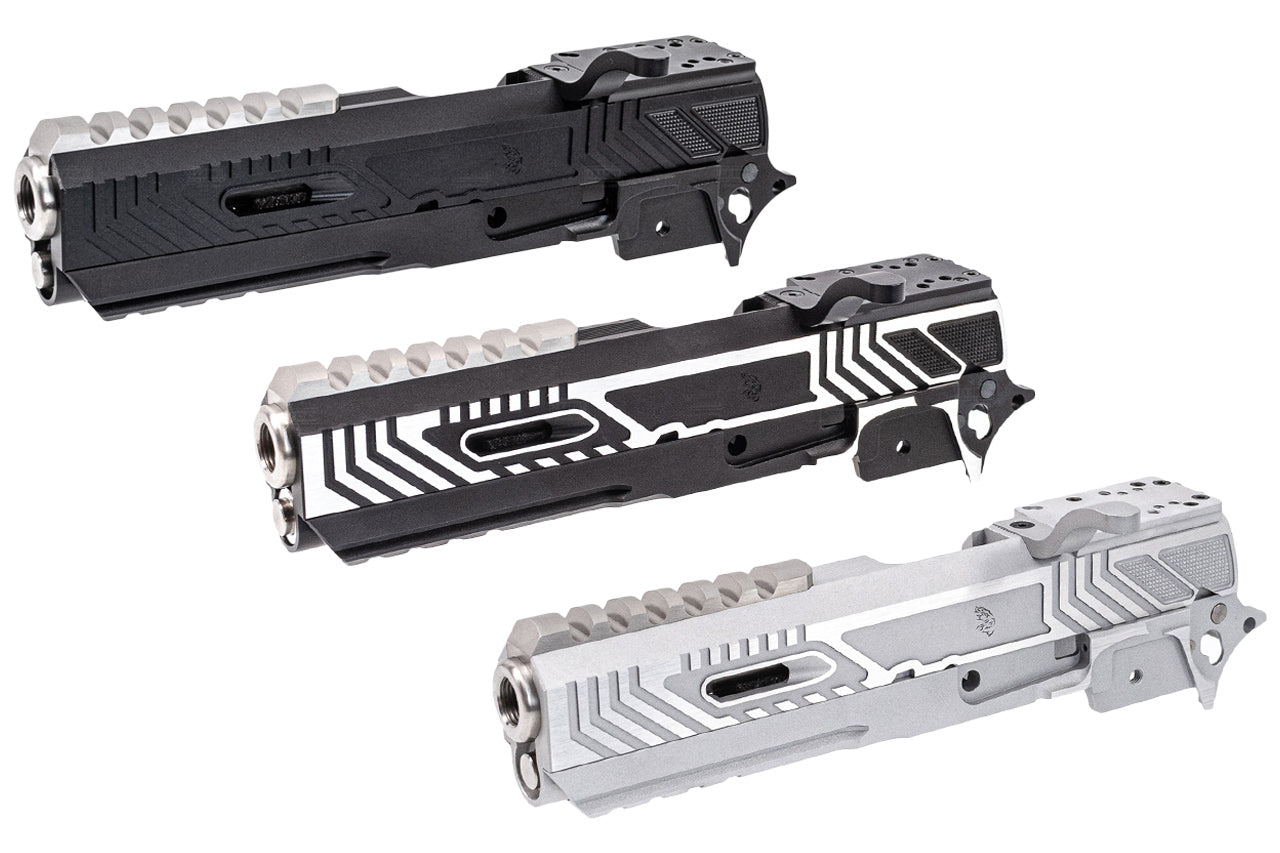 Gunsmith Bros Limcat Style Tracker Optics Standard Slide Set For Marui TM Hi-Capa GBBP Series -2 Tone