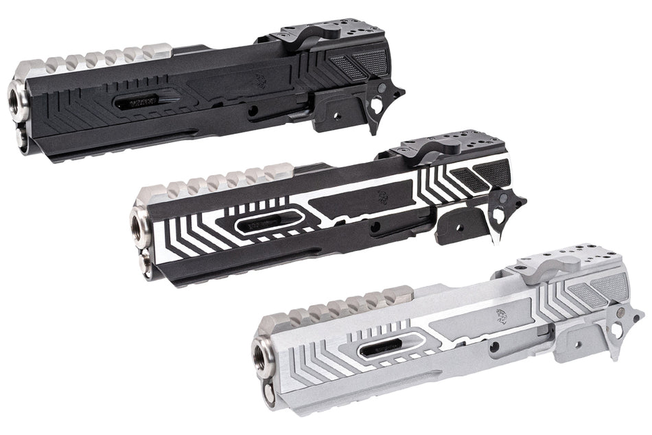 Gunsmith Bros Limcat Style Tracker Optics Standard Slide Set For Marui TM Hi-Capa GBBP Series -2 Tone