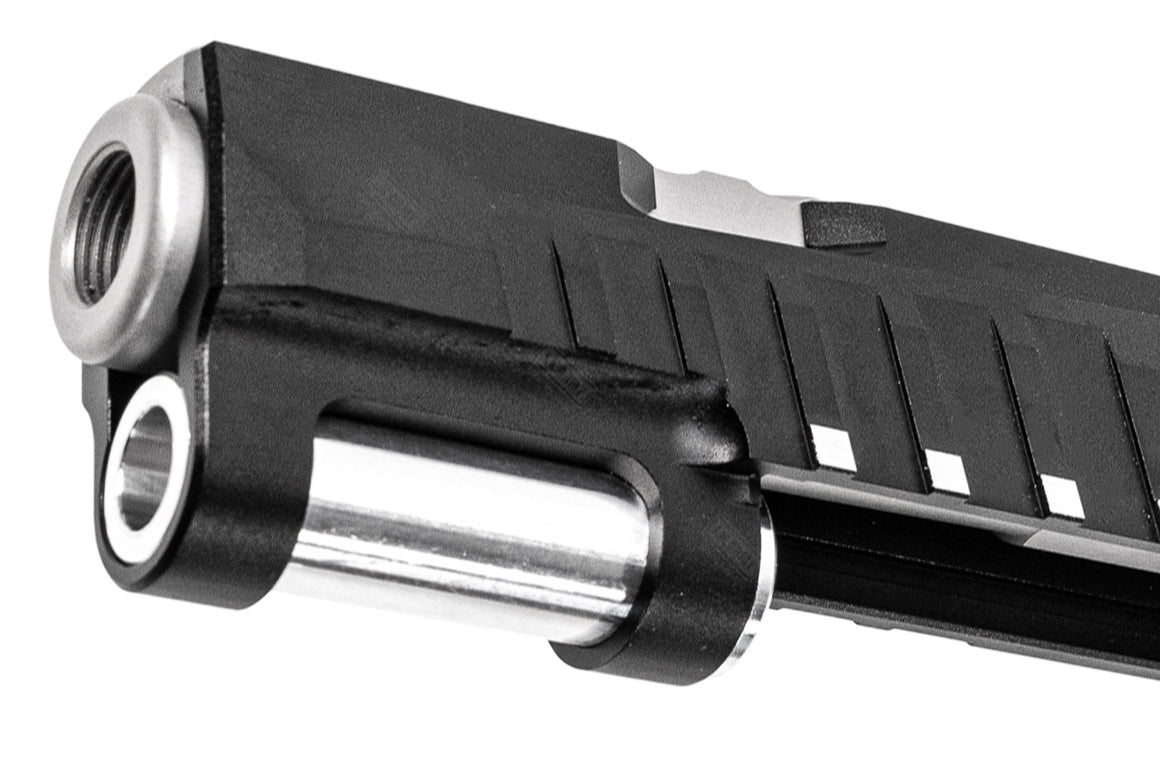 Gunsmith Bros X-Sight Tracker Style Slide For Marui TM Hi-Capa GBBP Series-Silver
