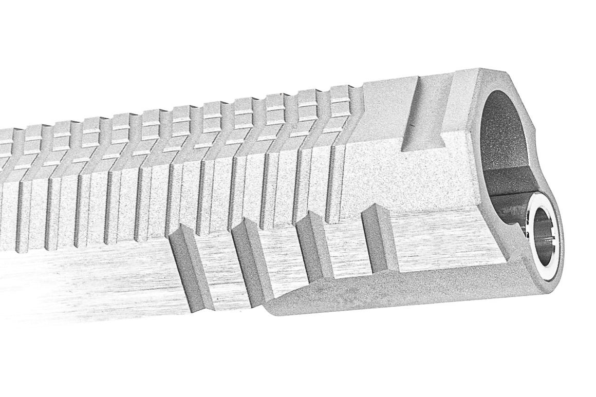 Gunsmith Bros Infinity SV Style Retro Slide for Marui TM Hi-Capa 5.1 GBBP Series-Black