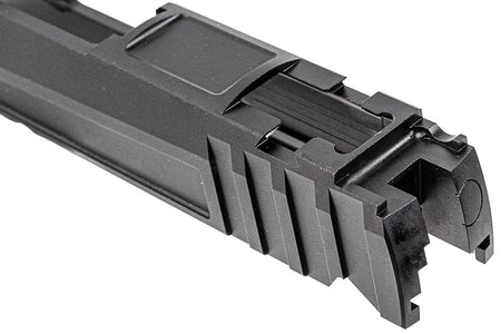 Gunsmith Bros CNC Aluminum X Style Single Slide For Marui TM Hi-Capa Series-Silver