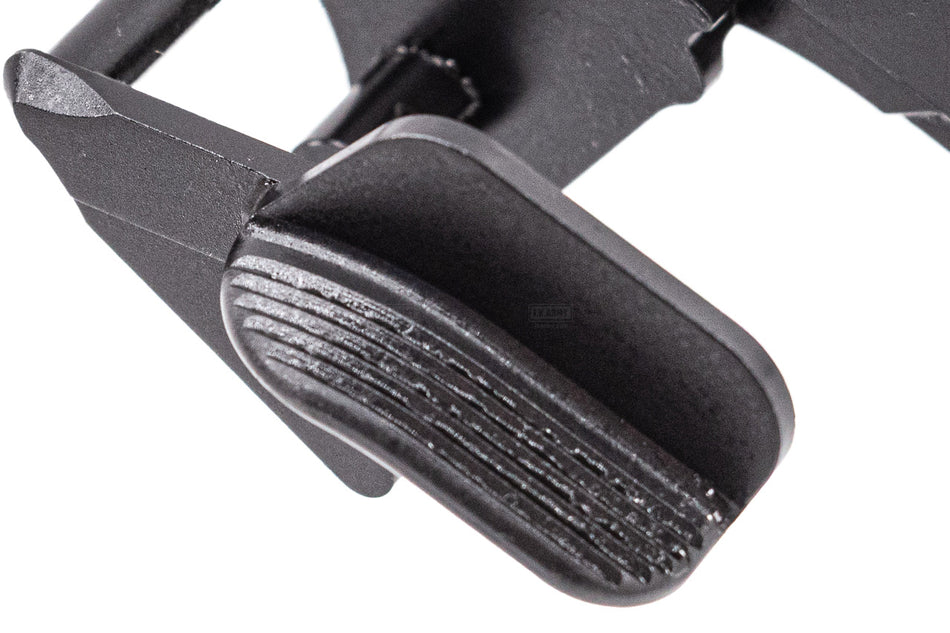 Gunsmith Bros Steel LC Type Shielded Medium Size Thumb Safety For Marui TM Hi-Capa GBBP Series-Silver