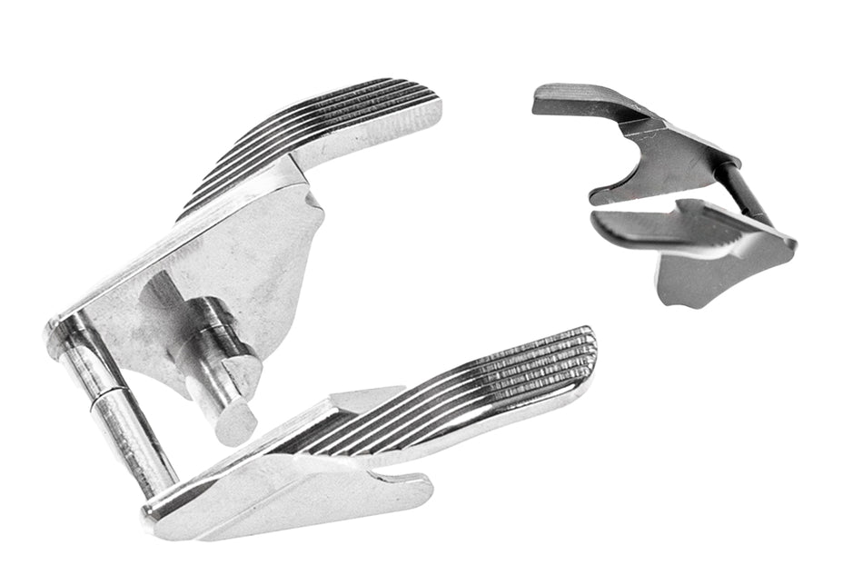 Gunsmith Bros ST Style Thumb Safety For Marui TM Hi-Capa GBBP Series -Silver