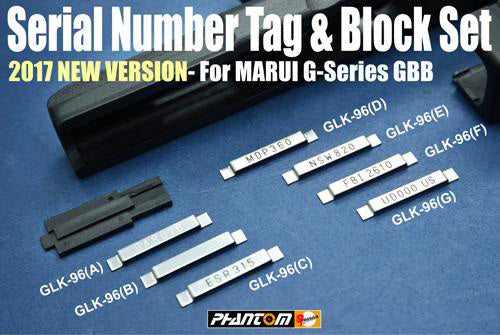 Guarder Series No. Tag Set for KJ Work Model 19