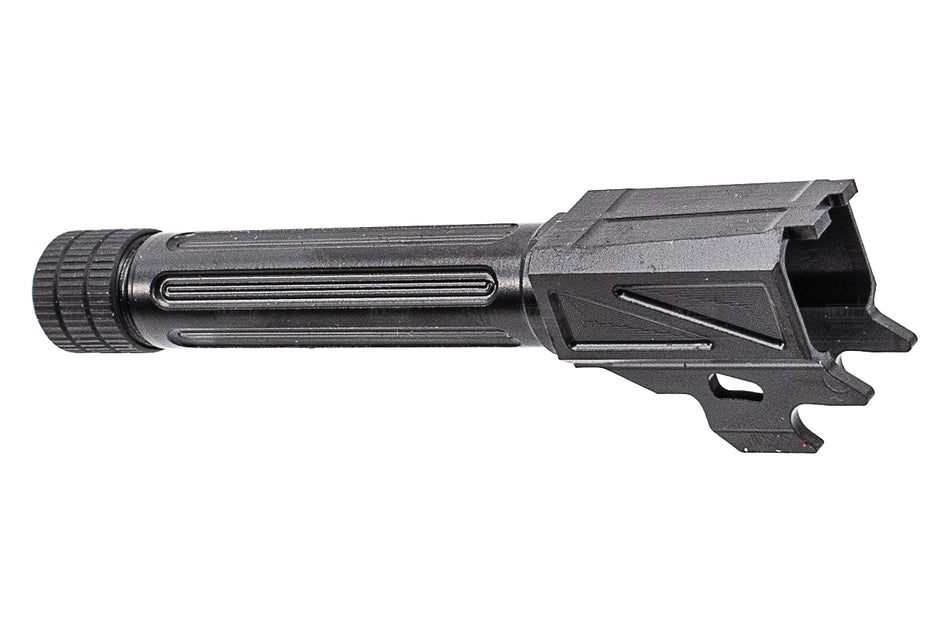 GUNDAY Steel 14mm CCW Fluted Outer Barrel For SIG AIR / VFC P320 M18 / X Carry GBBP