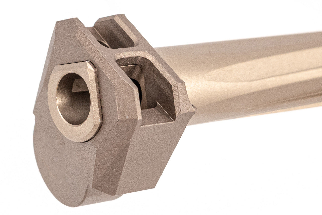 GUNDAY Aluminum R Style Outer Barrel with Compensator For Umarex VFC Glock 19 Gen4 GBBP -DDC ( Desert Dirt Color )