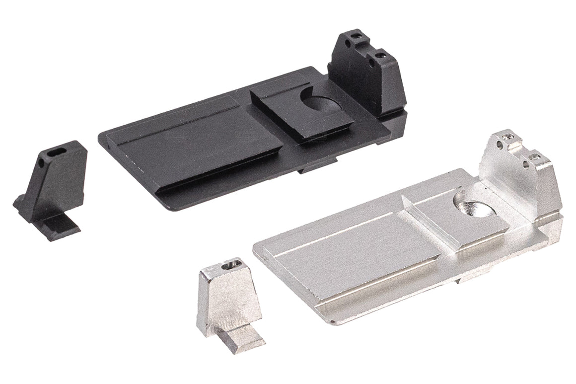 GUNDAY ACRO Optic Adaptor Plate & Sight Kit For Tokyo Marui TM Hi-Capa 5.1 GBBP -Silver