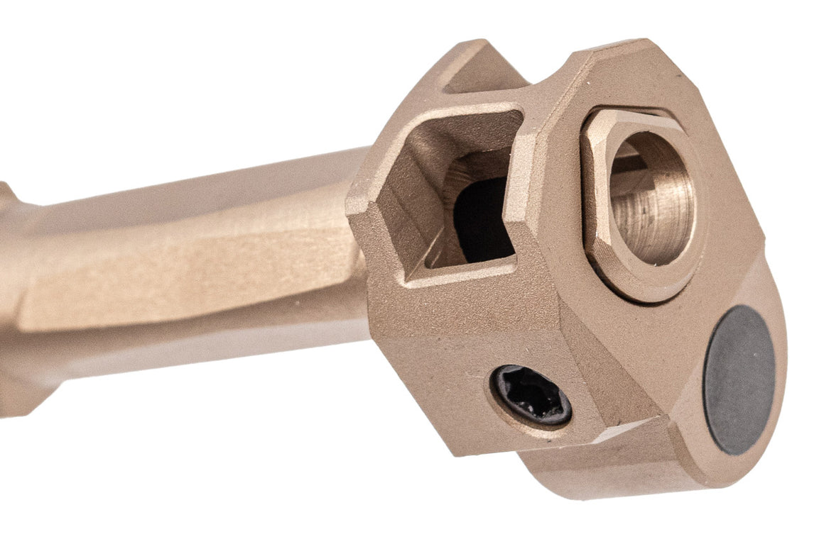 GUNDAY R Style Aluminum Outer Barrel With Compensator For EMG Strike Industries SI P365 GBBP -2 Tone