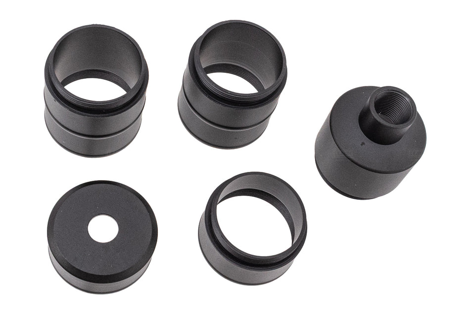 GUNDAY SA Style 14mm CCW M-Size Modular Barrel Extension -Grey