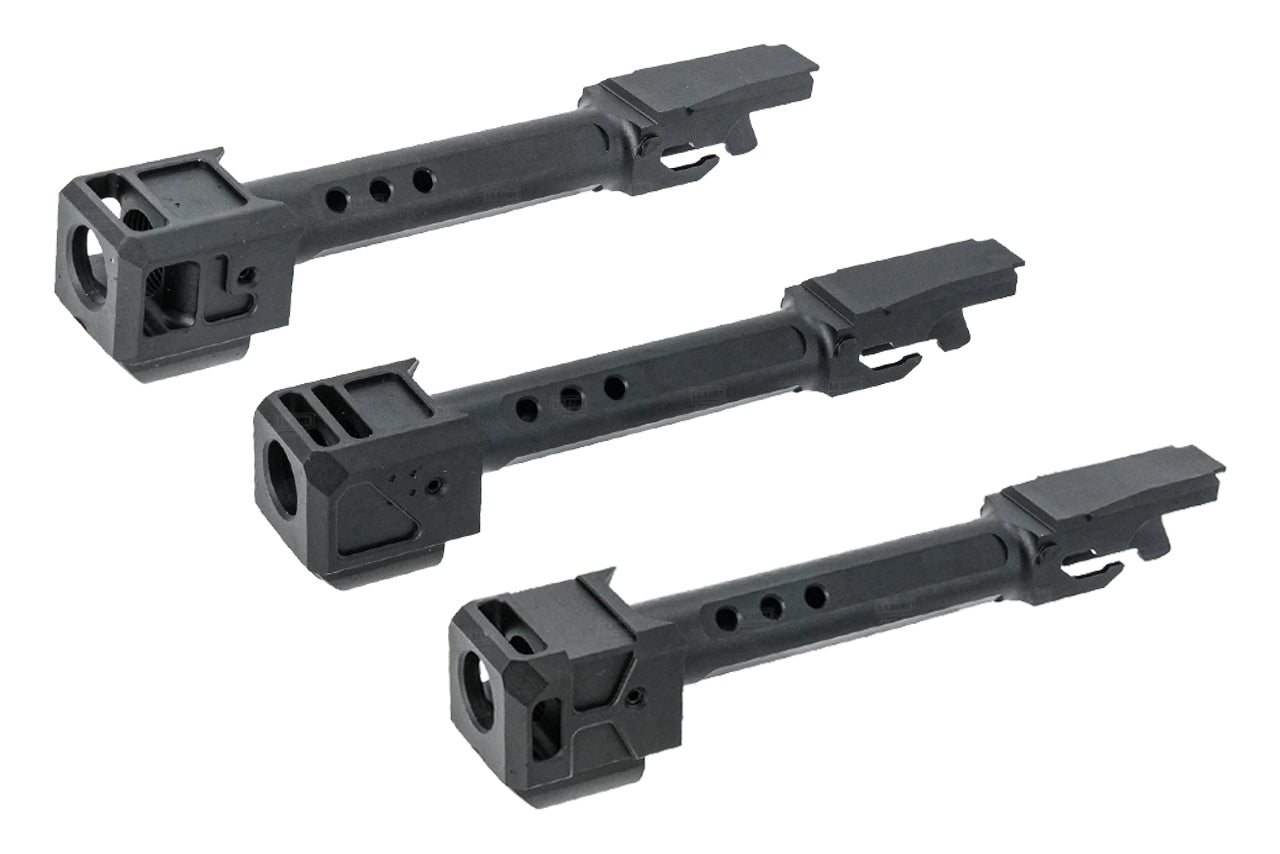 GUNDAY HAED Style Aluminum Outer Barrel With Compensator For Marui TM G17 Gen5 MOS GBBP -Type C