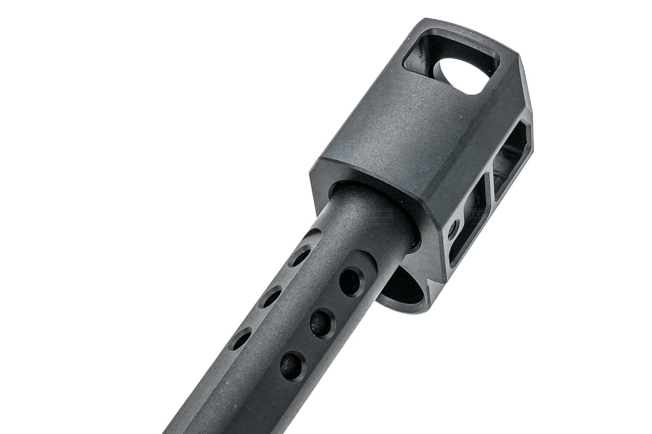 GUNDAY Aluminum Type F Outer Barrel With Compensator For SIG AIR / VFC P320 M17 GBBP-FDE