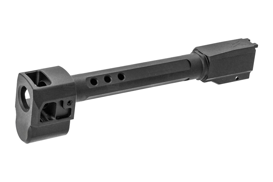 GUNDAY Aluminum Type H Outer Barrel With Compensator For SIG AIR / VFC P320 M17 GBBP-FDE