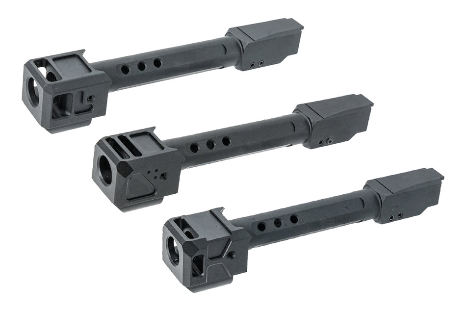 GUNDAY HAED Style Aluminum Outer Barrel With Compensator For Umarex / VFC Glock 17 Gen 5 GBBP-Type C