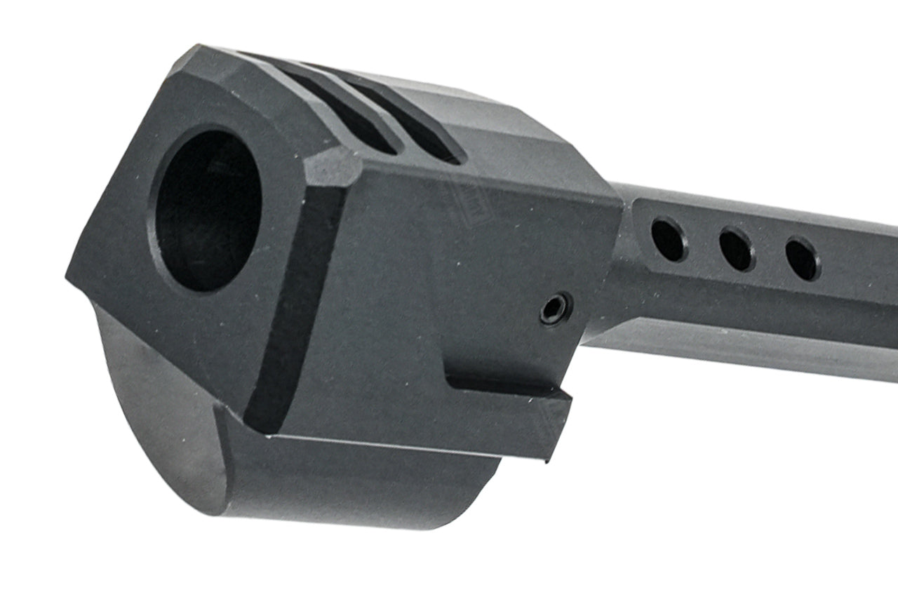 GUNDAY HAED Style Aluminum Outer Barrel With Compensator Type B For Umarex / VFC Walther PDP GBBP-Tan