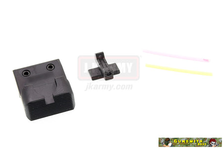 Gunsmith Bros ST Costa Style Carry Comp Slide Set for Marui Hi-Capa ( Black )