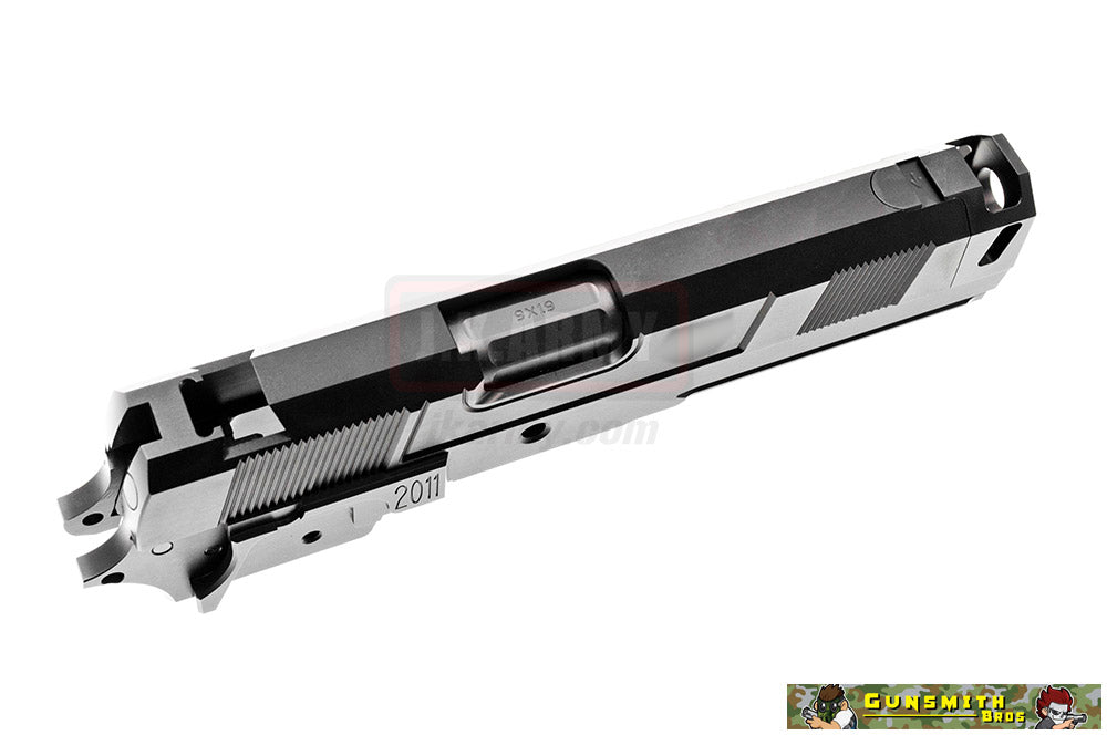 Gunsmith Bros ST Costa Style Carry Comp Slide Set for Marui Hi-Capa ( Black )