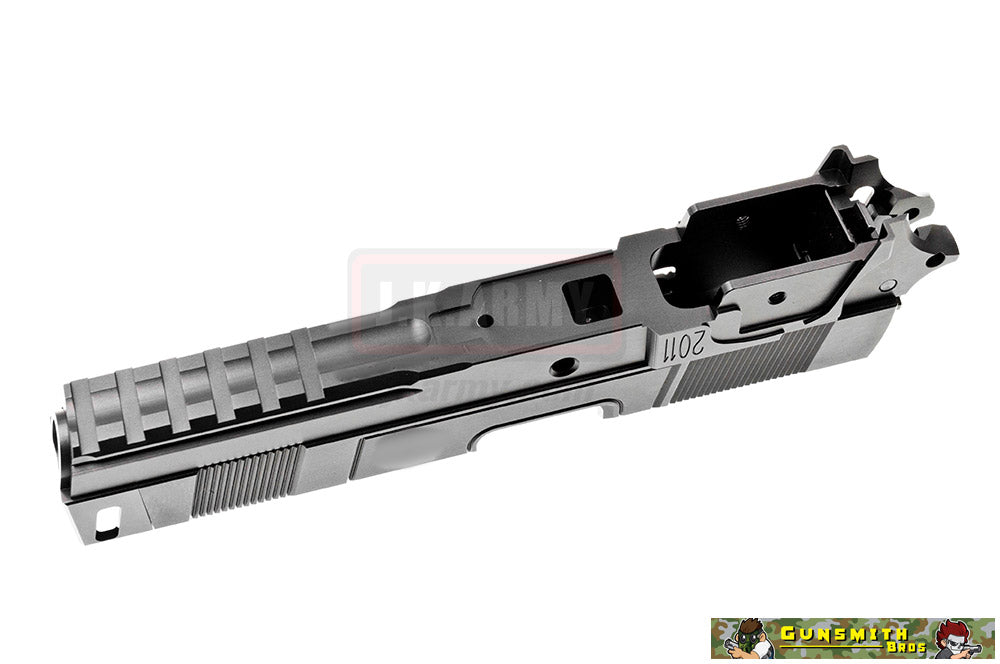 Gunsmith Bros ST Costa Style Carry Comp Slide Set for Marui Hi-Capa ( Black )