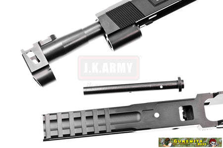 Gunsmith Bros ST Costa Style Carry Comp Slide Set for Marui Hi-Capa ( Black )