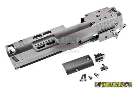 Gunsmith Bros ST* DV* OMNI Style RMR Cut Slide Set for Marui Hi-Capa ( Black )