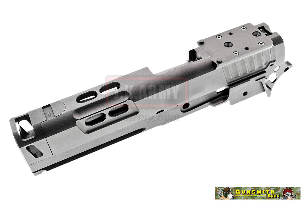 Gunsmith Bros ST* DV* OMNI Style RMR Cut Slide Set for Marui Hi-Capa ( Black )