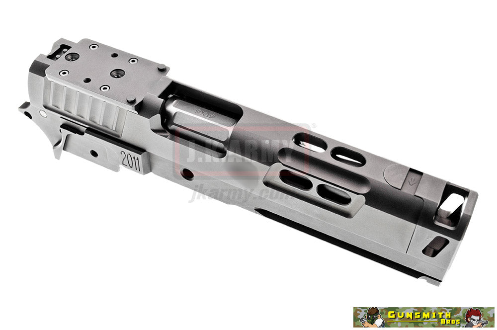 Gunsmith Bros ST* DV* OMNI Style RMR Cut Slide Set for Marui Hi-Capa ( Black )