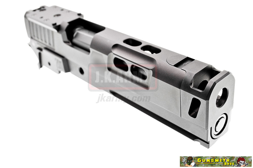 Gunsmith Bros ST* DV* OMNI Style RMR Cut Slide Set for Marui Hi-Capa ( Black )