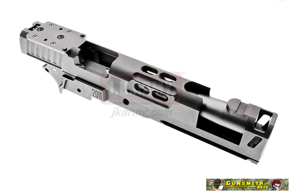 Gunsmith Bros ST* DV* OMNI Style RMR Cut Slide Set for Marui Hi-Capa ( Black )