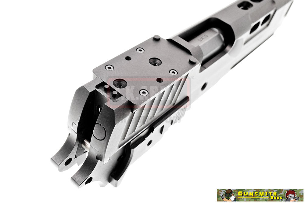Gunsmith Bros ST* DV* OMNI Style RMR Cut Slide Set for Marui Hi-Capa ( Black )