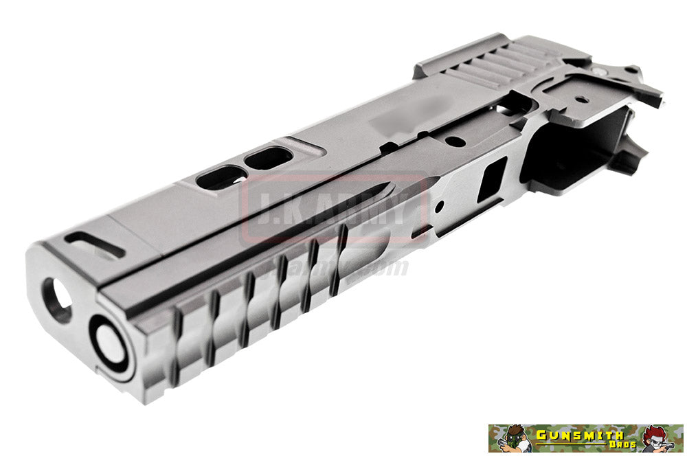 Gunsmith Bros ST* DV* OMNI Style RMR Cut Slide Set for Marui Hi-Capa ( Black )