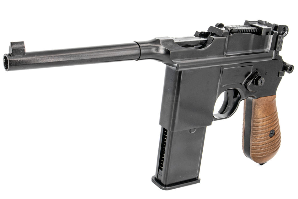 WE M712 GBB Pistol Airsoft ( Black ) ( No-Marking Ver. )