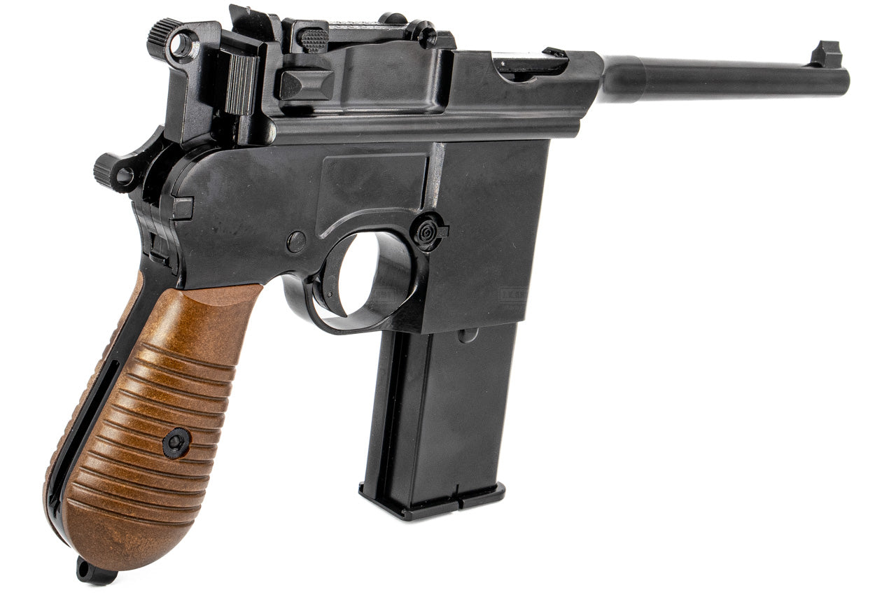 WE M712 GBB Pistol Airsoft ( Black ) ( No-Marking Ver. )