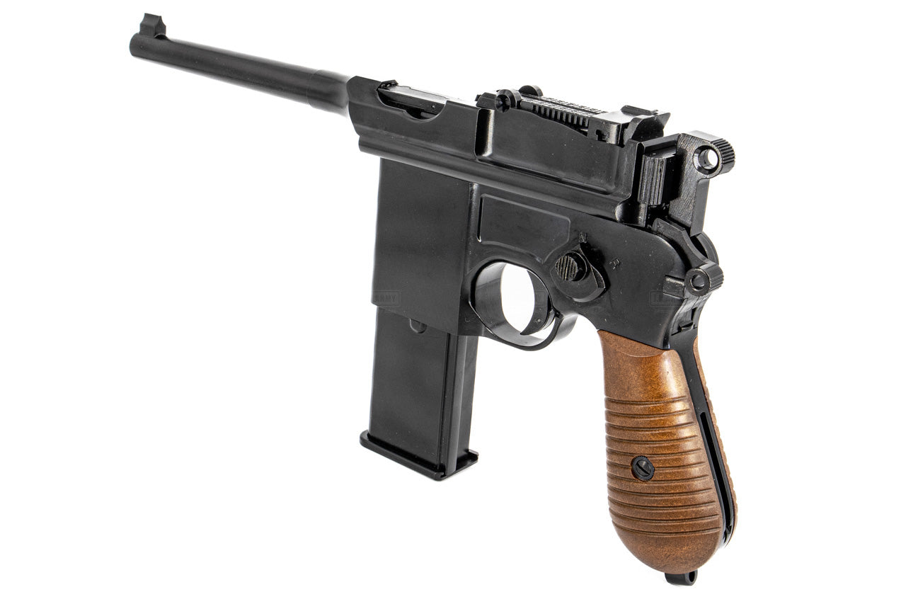 WE M712 GBB Pistol Airsoft ( Black ) ( No-Marking Ver. )
