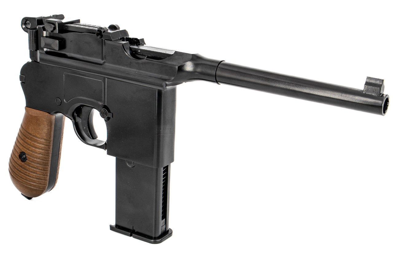 WE M712 GBB Pistol Airsoft ( Black ) ( No-Marking Ver. )