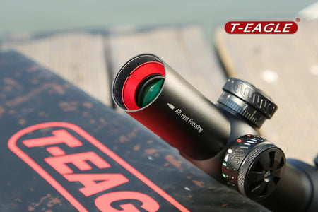 Discovery T-EAGLE R 1.5-5X20 IR Rifle Scope with Mount ( Black )