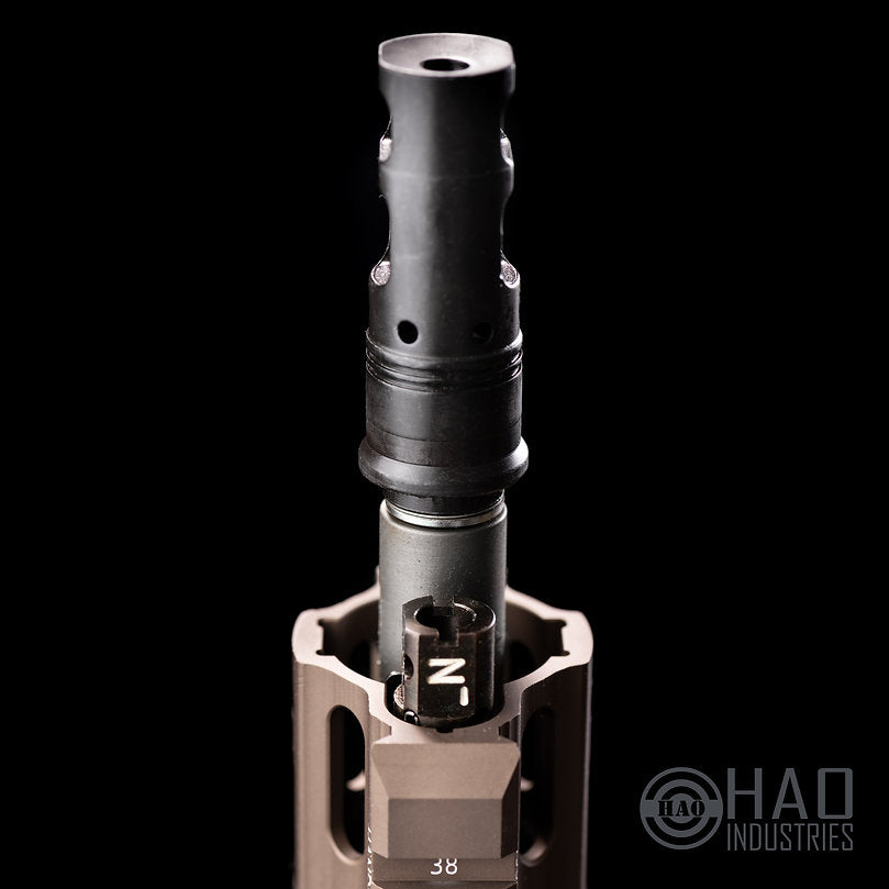 HAO SFMB Style Airsoft Muzzle Brake Flash Hider - 14mm CCW