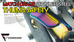 COW Match Grade Stainless Steel Thumb Safety For Marui TM Hi-Capa GBBP-Rainbow