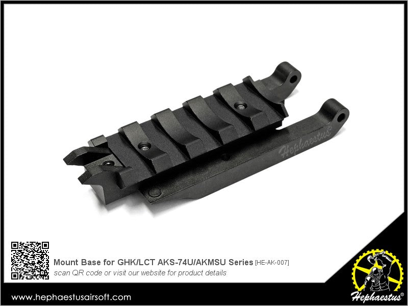 Hephaestus Mount Base for GHK / LCT AKS-74U / AKMSU Series