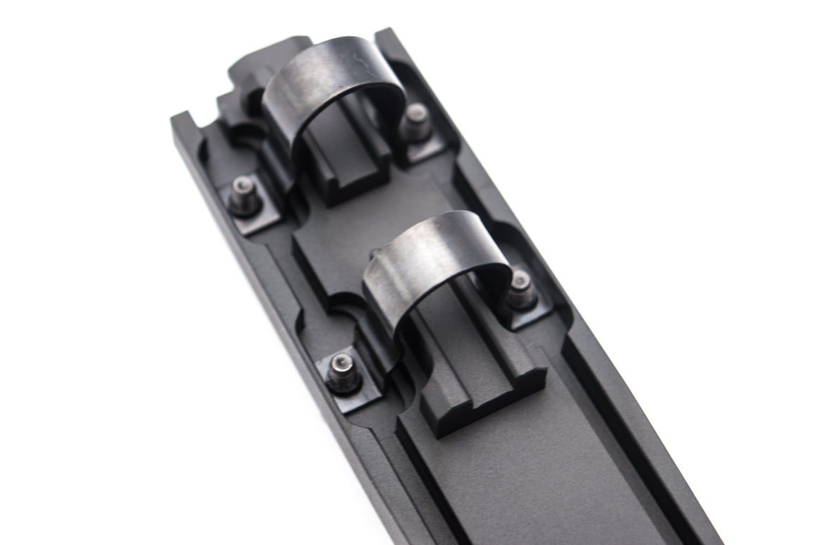 Hephaestus AK M-LOK 10.5 Inch Handguard Rail Set with Railed Gas Tube ( Type III Hard-Coat Anodized ) for GHK / LCT AK Series