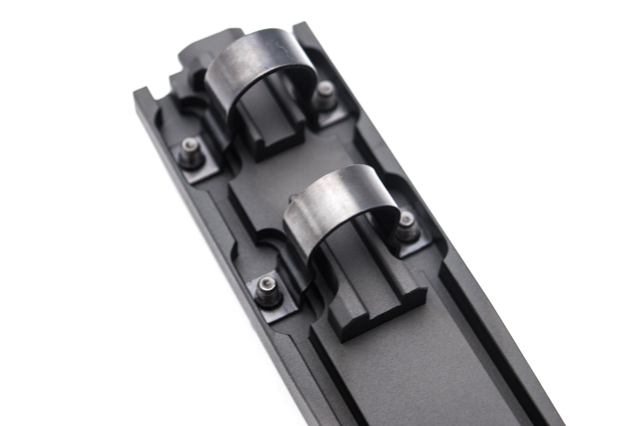 Hephaestus AK M-LOK 10.5 Inch Handguard Rail Set with Railed Gas Tube ( Type III Hard-Coat Anodized ) for GHK / LCT AK Series