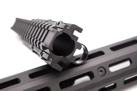Hephaestus AK M-LOK 10.5 Inch Handguard Rail Set with Railed Gas Tube ( Type III Hard-Coat Anodized ) for GHK / LCT AK Series