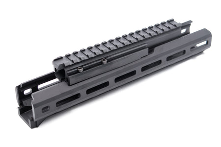 Hephaestus AK M-LOK 10.5 Inch Handguard Rail Set with Railed Gas Tube ( Type III Hard-Coat Anodized ) for GHK / LCT AK Series