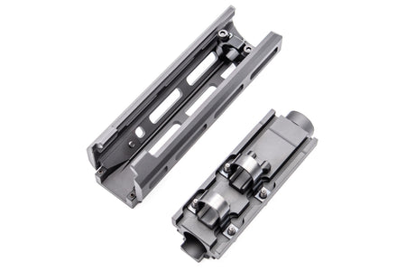Hephaestus AKS-74U M-LOK Handguard Rail Set with Railed Gas Tube ( Type III Hard-coat Anodized ) for GHK / LCT AK Airsoft Series