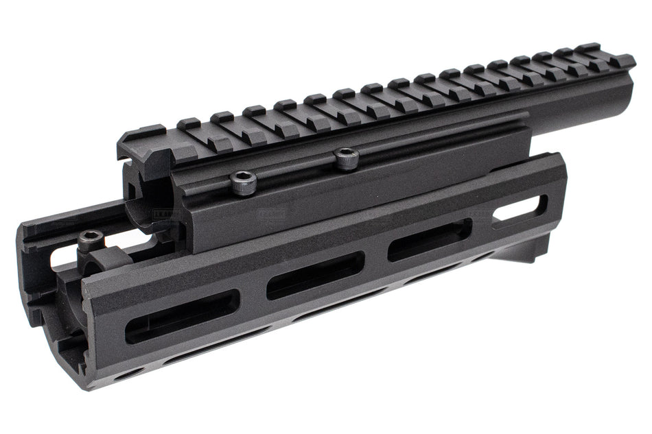 Hephaestus AK M-LOK 6.5" Handguard Rail Set with Railed Gas Tube( Type III Hard-coat Anodized ) for GHK / LCT AK Airsoft Series