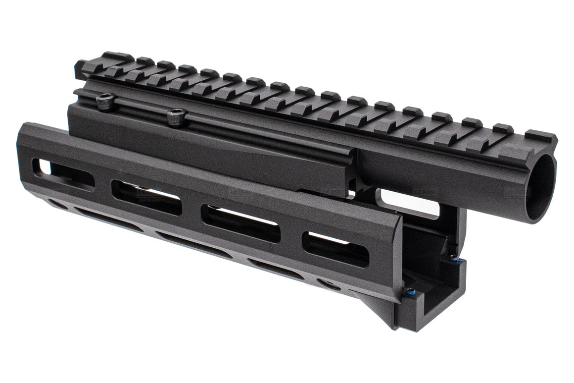 Hephaestus AK M-LOK 6.5" Handguard Rail Set with Railed Gas Tube( Type III Hard-coat Anodized ) for GHK / LCT AK Airsoft Series