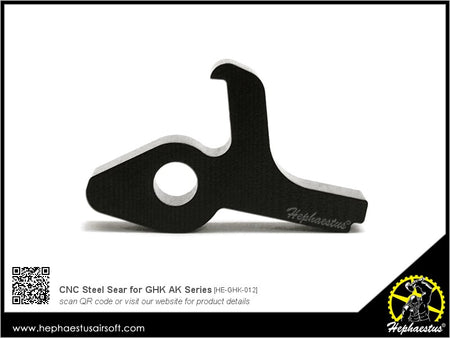 Hephaestus CNC Steel Sear for GHK AK GBB Rifle Series