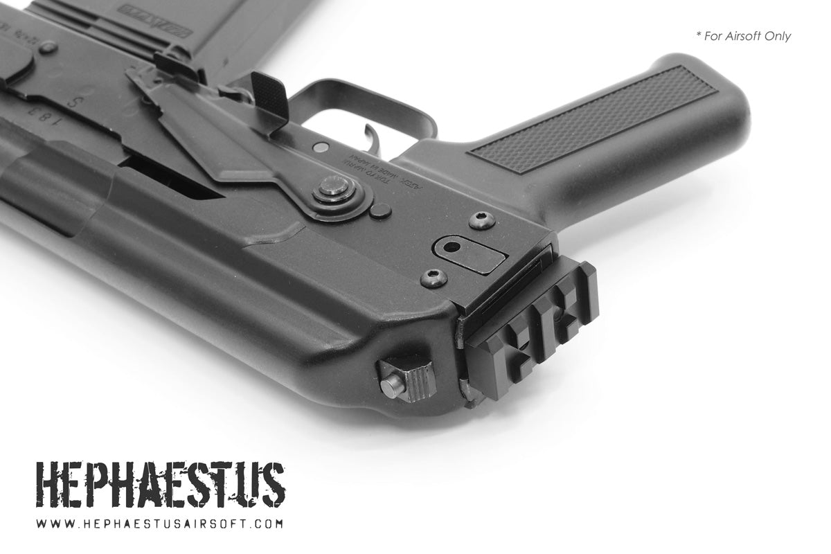 Hephaestus M1913 20mm Picatinny Rail Stock Adapter for Tokyo Marui TM SAIGA-12K GBB Series