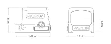 HOLOSUN HE509T-RDX2 Reflex Circle Dot ( HE Elite )