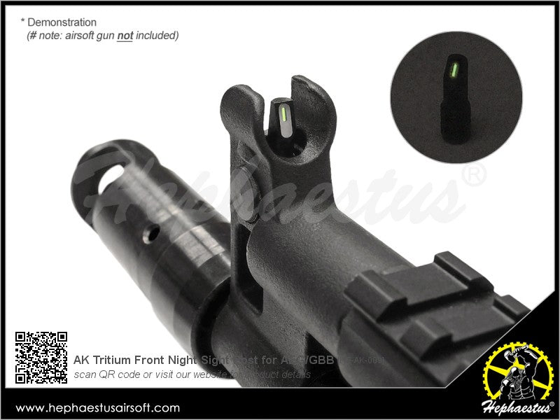Hephaestus AK Tritium Front Night Sight Post for GHK / LCT AK Series